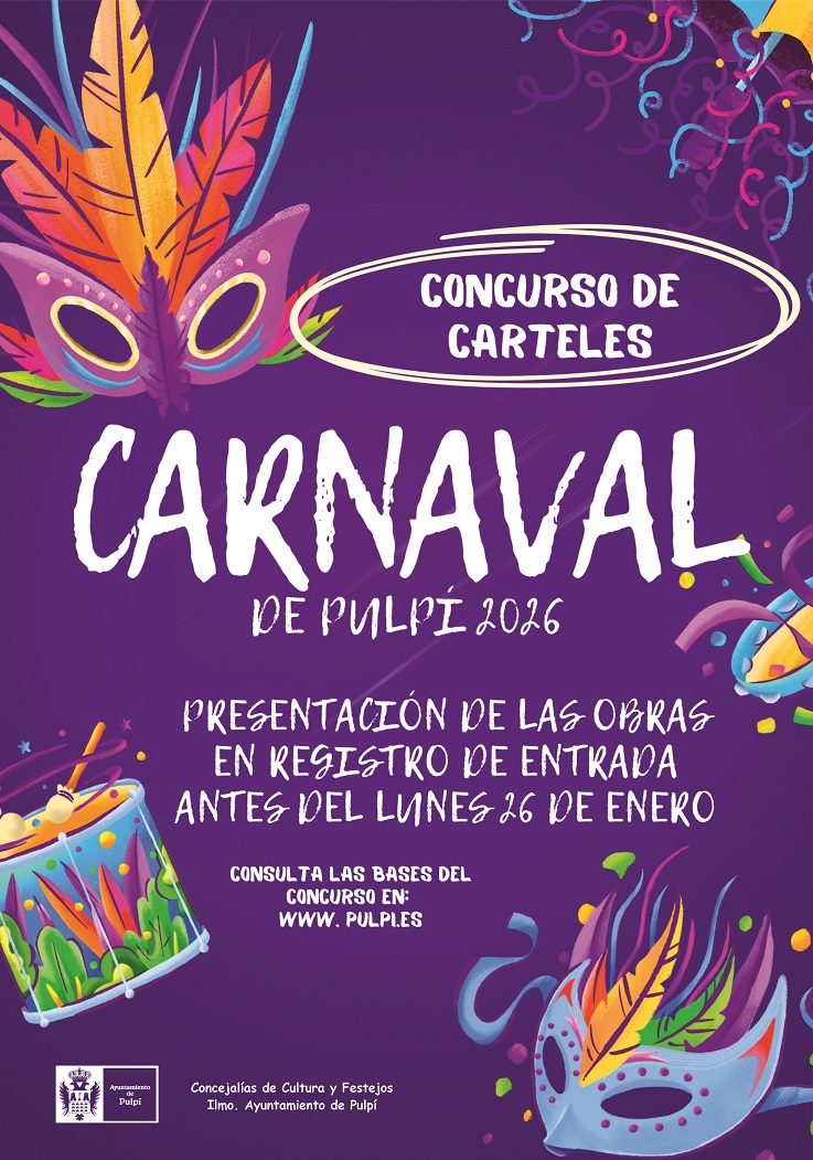CONCURSO DE CARTELES CARNAVAL DE PULPÍ 2026